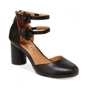 Nanette Lepore Black Ankle-strap Pump